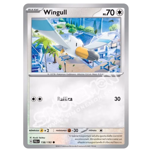 Wingull 158/193 Evoluzioni a Paldea Reverse (IT)