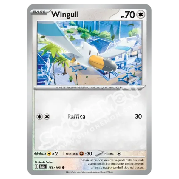 Wingull 158/193 Evoluzioni a Paldea Reverse (IT)