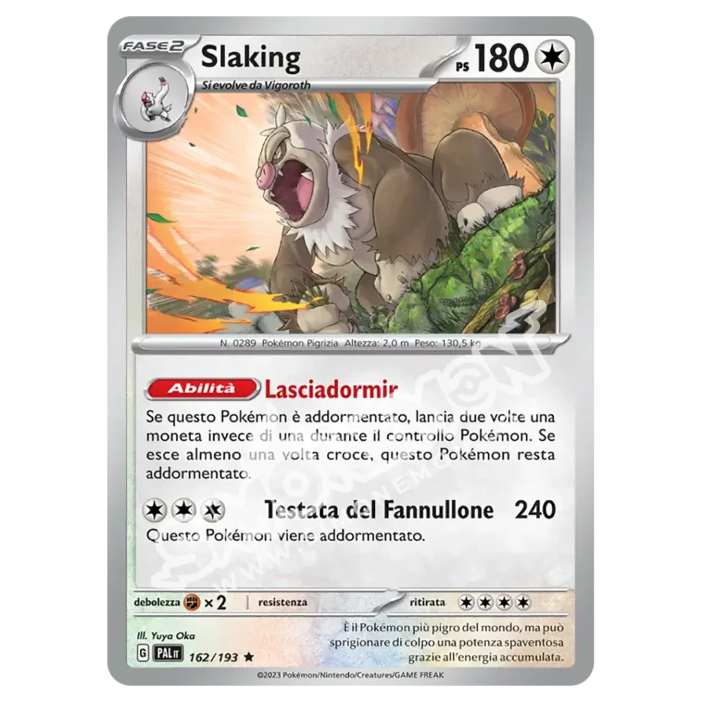 Slaking 162/193 Evoluzioni a Paldea Foil (IT)