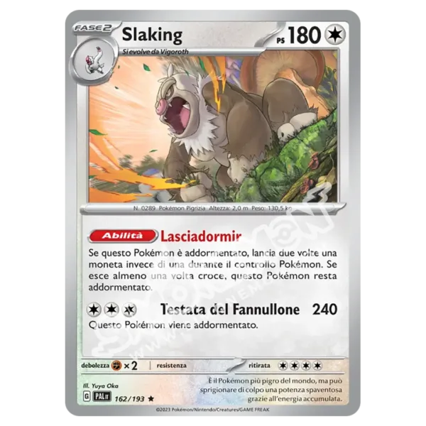 Slaking 162/193 Evoluzioni a Paldea Foil (IT)