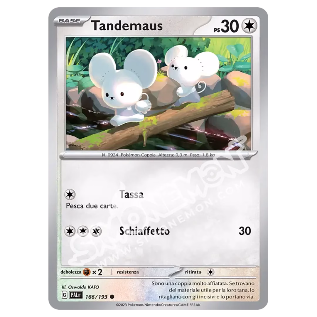 Tandemaus 166/193 Evoluzioni a Paldea Reverse (IT)