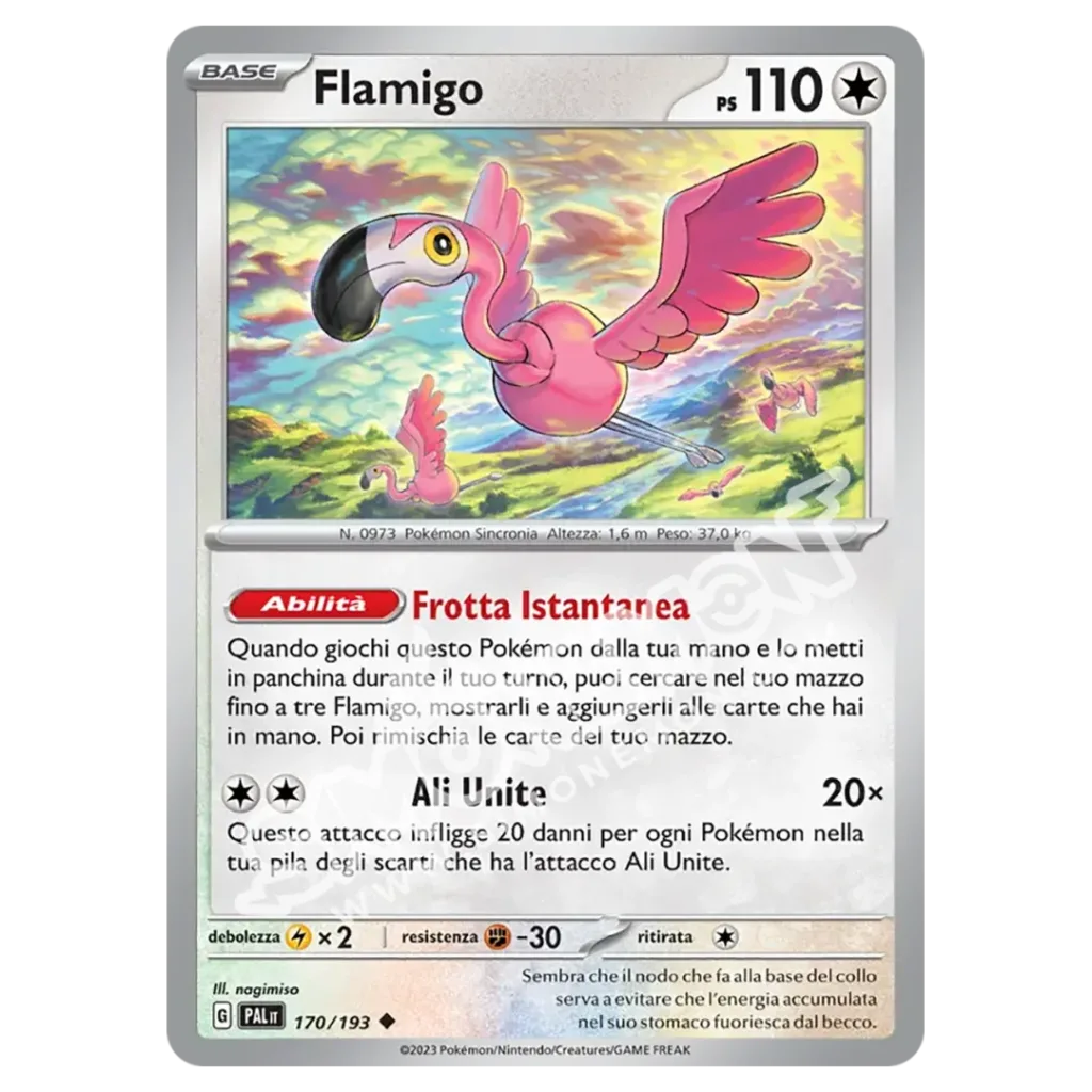 Flamigo 170/193 Evoluzioni a Paldea Reverse (IT)