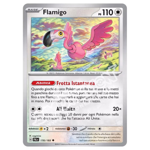 Flamigo 170/193 Evoluzioni a Paldea Reverse (IT)