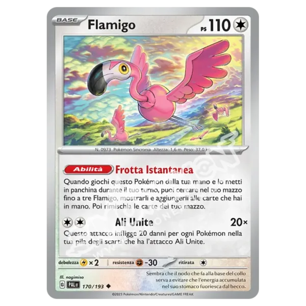 Flamigo 170/193 Evoluzioni a Paldea Reverse (IT)