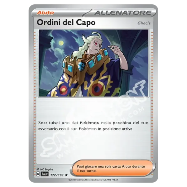 Ordini del Capo 172/193 Evoluzioni a Paldea Foil (IT)