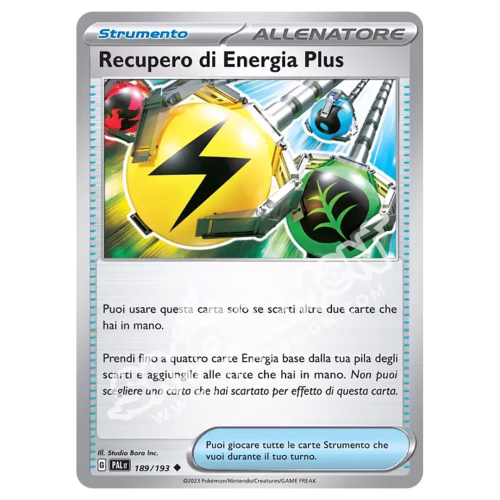 Recupero di Energia Plus 189/193 Evoluzioni a Paldea Reverse (IT)