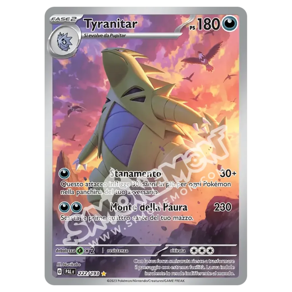Tyranitar 222/193 Evoluzioni a Paldea (IT)