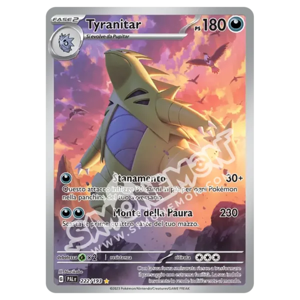 Tyranitar 222/193 Evoluzioni a Paldea (IT)