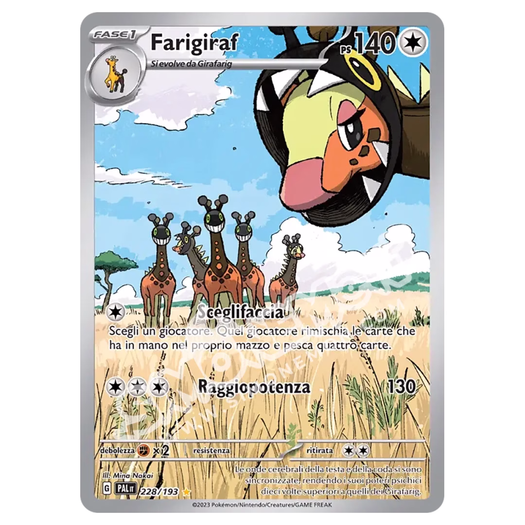 Farigiraf 228/193 Evoluzioni a Paldea (IT)