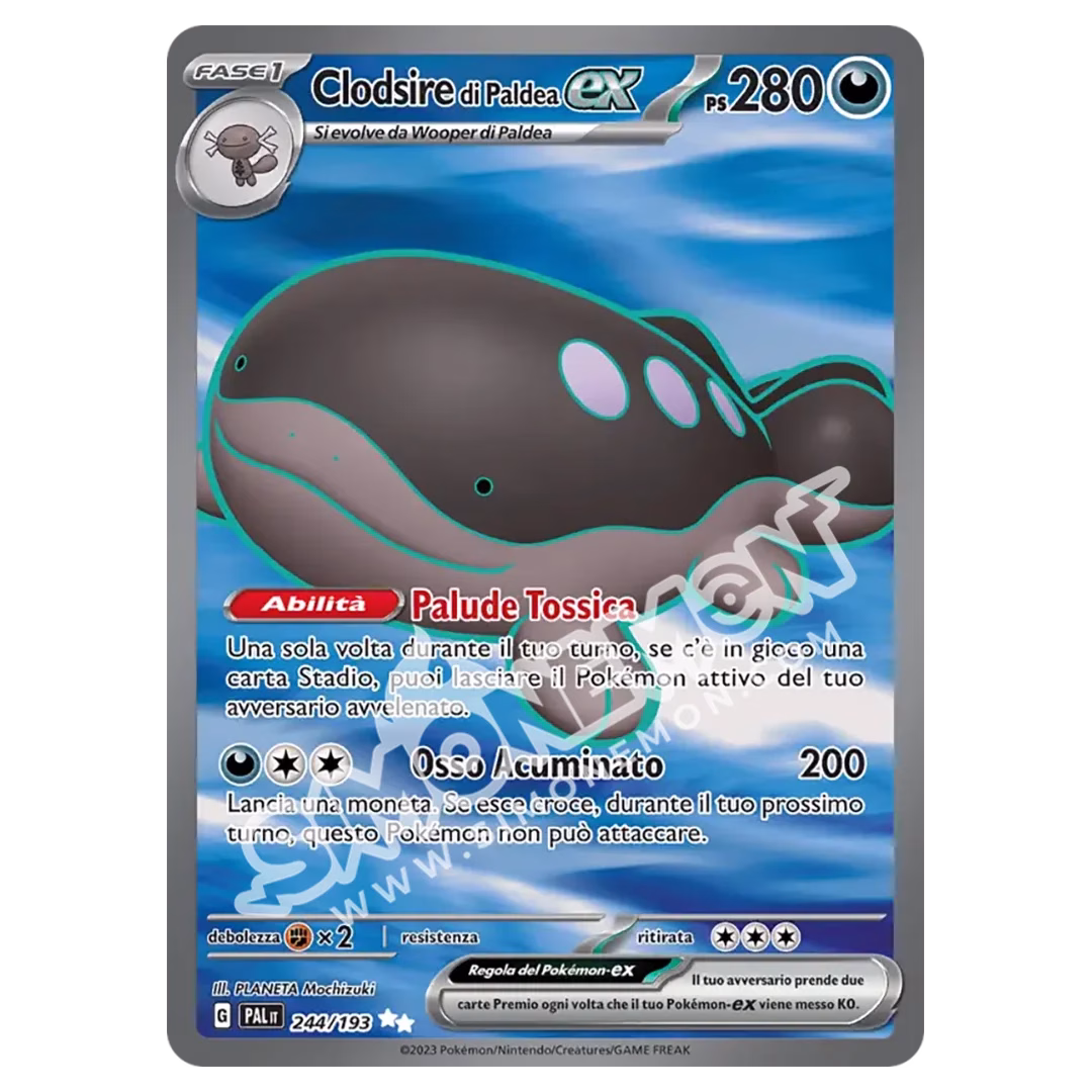 Clodsire di Paldea-ex 244/193 Evoluzioni a Paldea (IT)