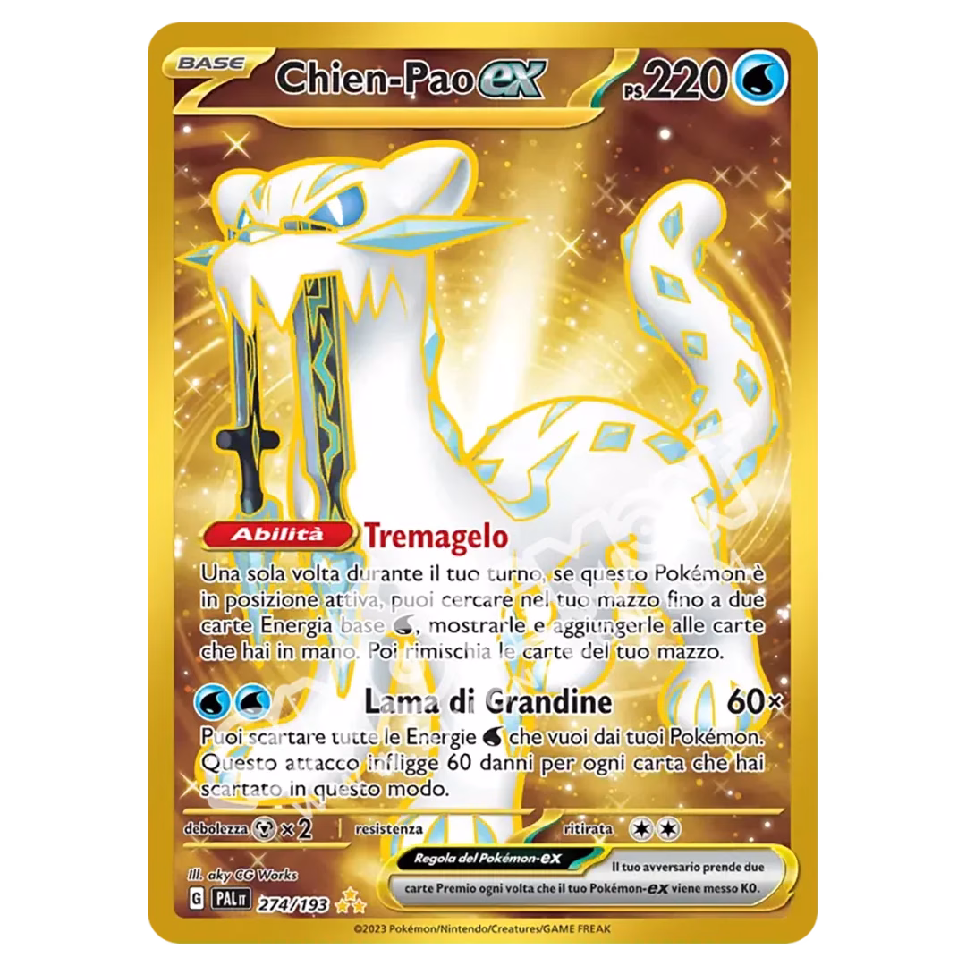 Chien-Pao-ex 274/193 Evoluzioni a Paldea (IT)