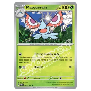 Masquerain 007/197 Ossidiana Infuocata Reverse (IT)