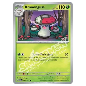 Amoonguss 010/197 Ossidiana Infuocata Reverse (IT)