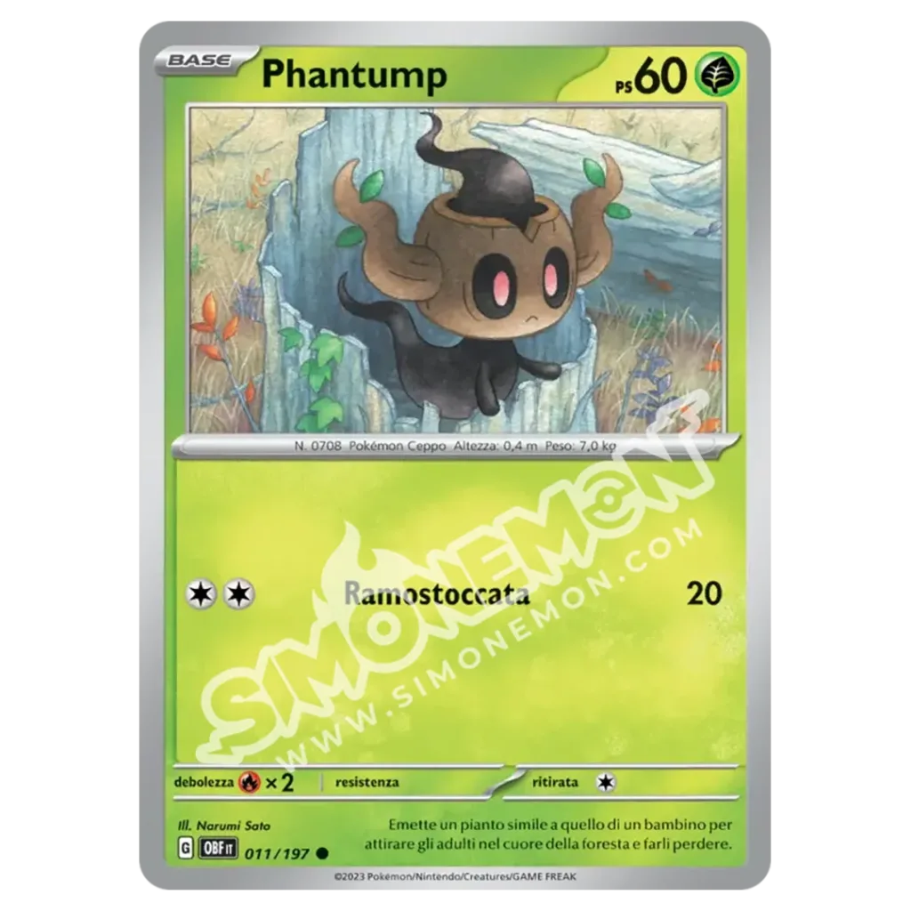 Phantump 011/197 Ossidiana Infuocata  (IT)