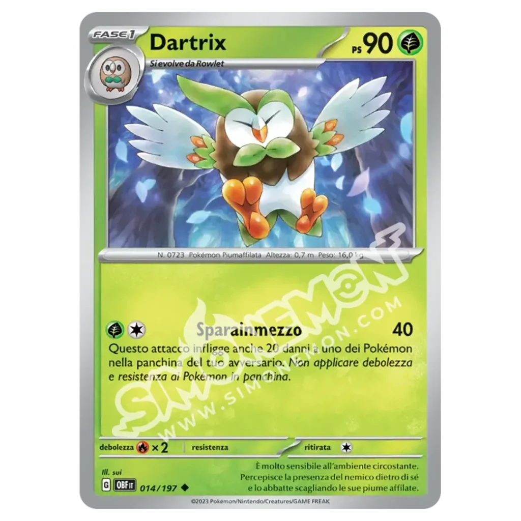 Dartrix 014/197 Ossidiana Infuocata  (IT)