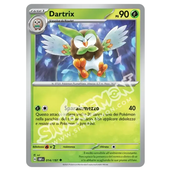 Dartrix 014/197 Ossidiana Infuocata  (IT)