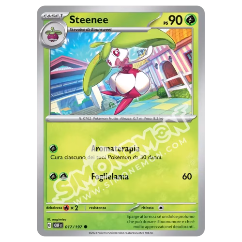 Steenee 017/197 Ossidiana Infuocata Reverse (IT)