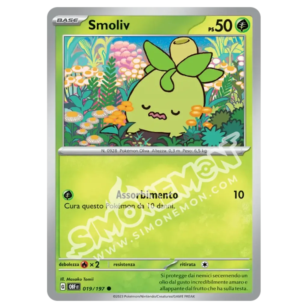 Smoliv 019/197 Ossidiana Infuocata Reverse (IT)