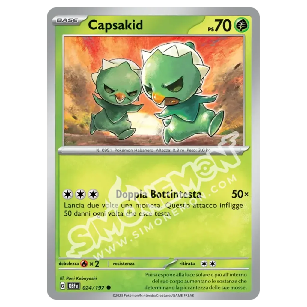 Capsakid 024/197 Ossidiana Infuocata (IT)