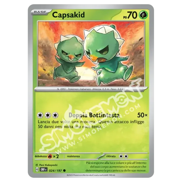 Capsakid 024/197 Ossidiana Infuocata (IT)