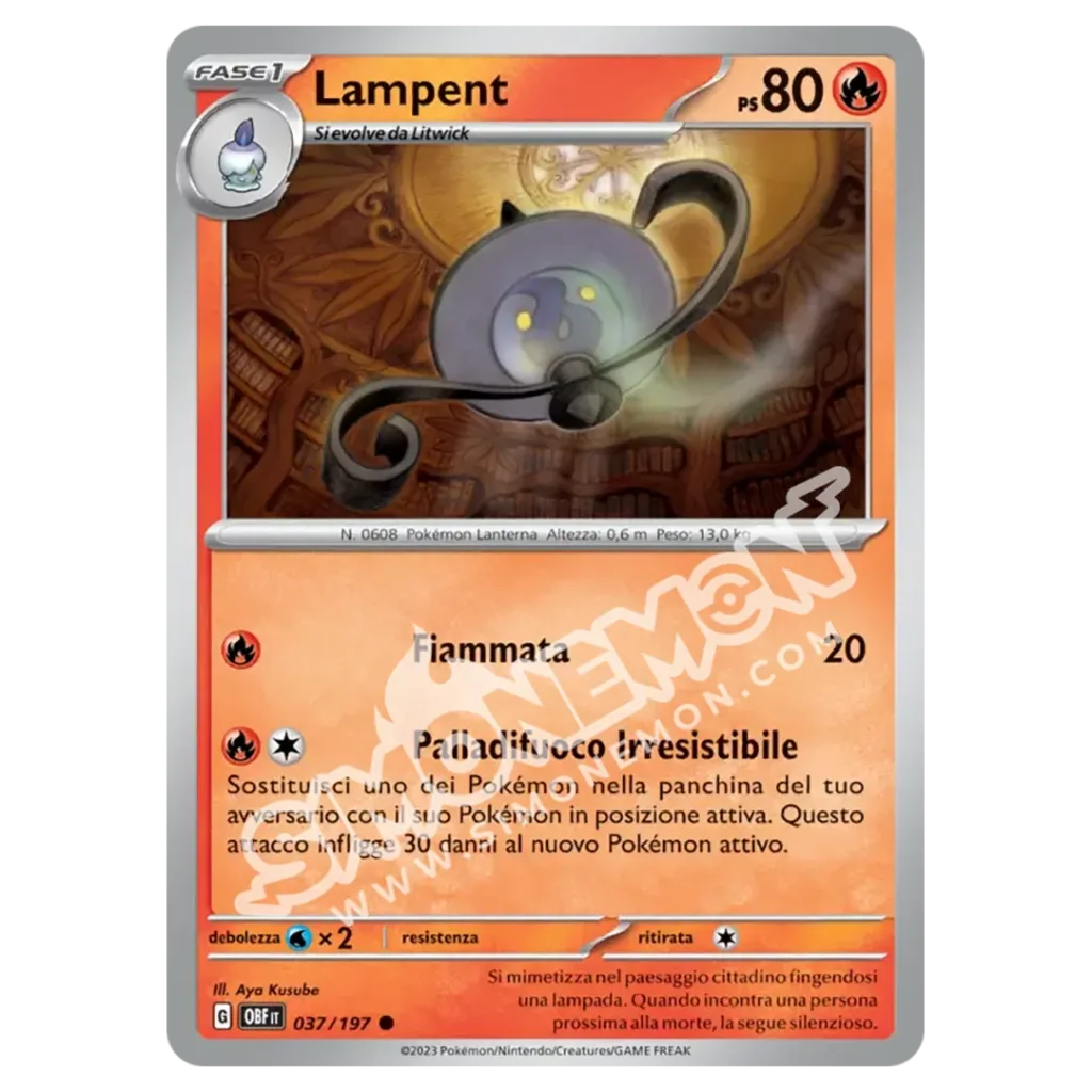 Lampent 037/197 Ossidiana Infuocata  (IT)