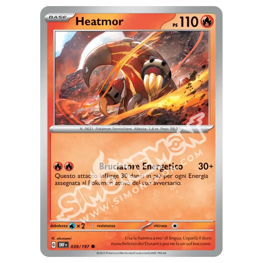Heatmor 039/197 Ossidiana Infuocata Reverse (IT)