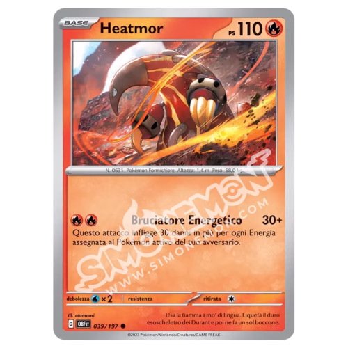 Heatmor 039/197 Ossidiana Infuocata Reverse (IT)