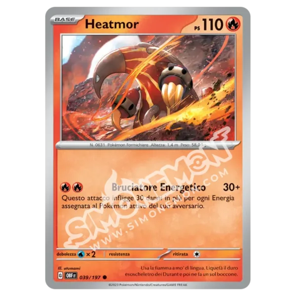 Heatmor 039/197 Ossidiana Infuocata Reverse (IT)