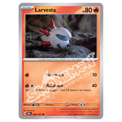 Larvesta 040/197 Ossidiana Infuocata (IT)