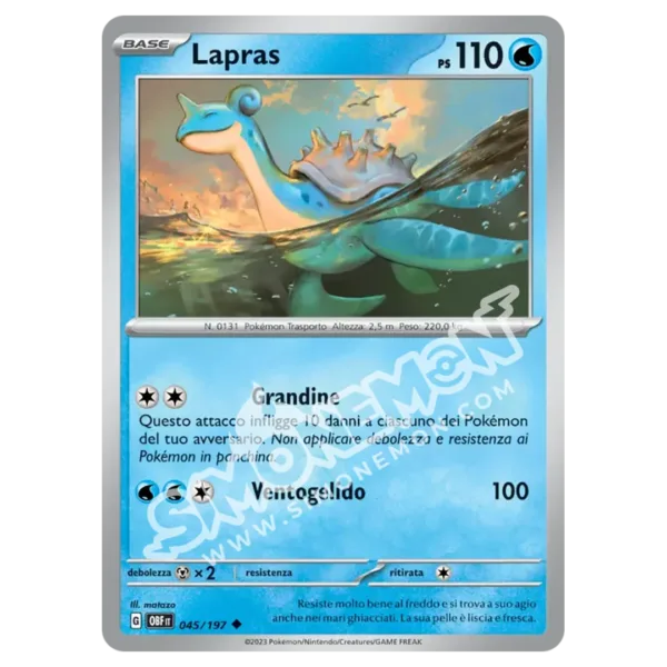 Lapras 045/197 Ossidiana Infuocata  (IT)