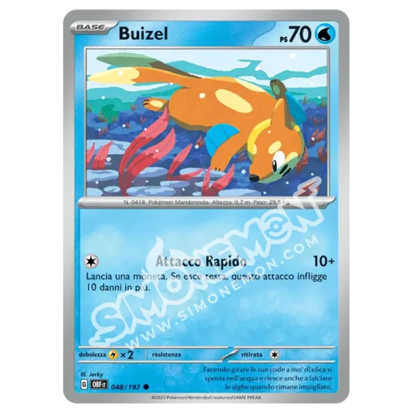 Buizel 048/197 Ossidiana Infuocata (IT)