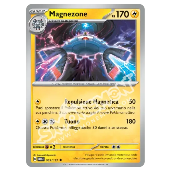 Magnezone 065/197 Ossidiana Infuocata Reverse (IT)