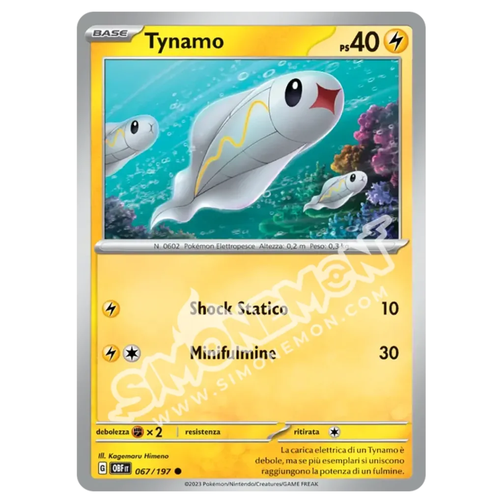 Tynamo 067/197 Ossidiana Infuocata  (IT)