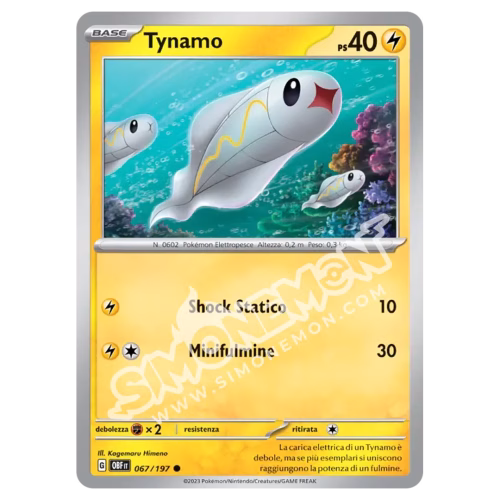 Tynamo 067/197 Ossidiana Infuocata (IT)