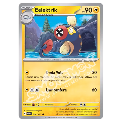 Eelektrik 068/197 Ossidiana Infuocata (IT)