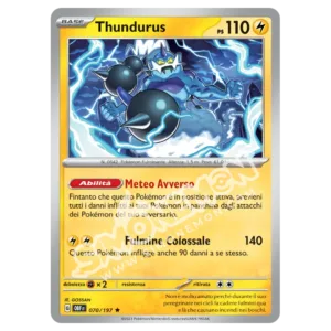Thundurus 070/197 Ossidiana Infuocata Foil (IT)