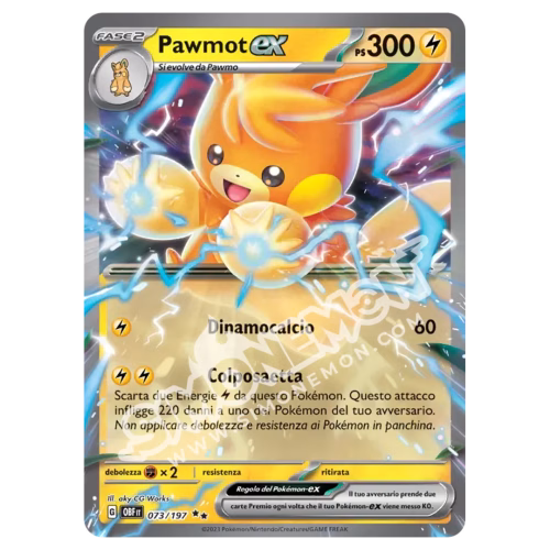 Pawmot-ex 073/197 Ossidiana Infuocata (IT)