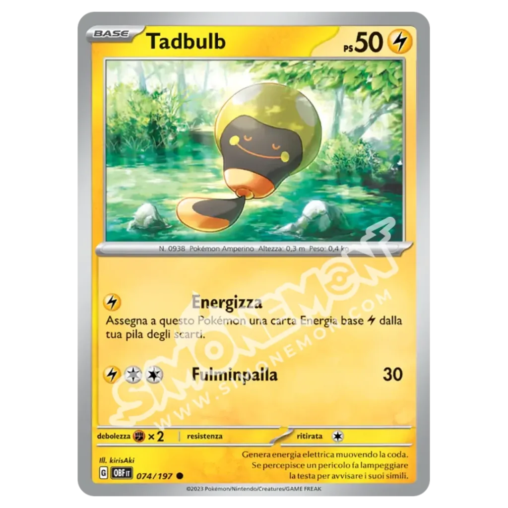 Tadbulb 074/197 Ossidiana Infuocata Reverse (IT)