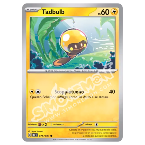 Tadbulb 075/197 Ossidiana Infuocata (IT)