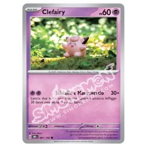 Clefairy 081/197 Ossidiana Infuocata Reverse (IT)