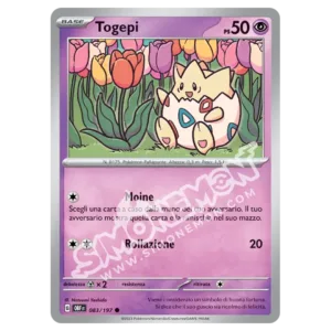 Togepi 083/197 Ossidiana Infuocata Reverse (IT)