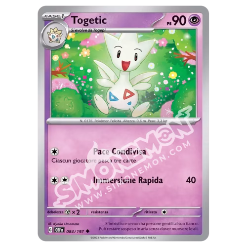 Togetic 084/197 Ossidiana Infuocata Reverse (IT)