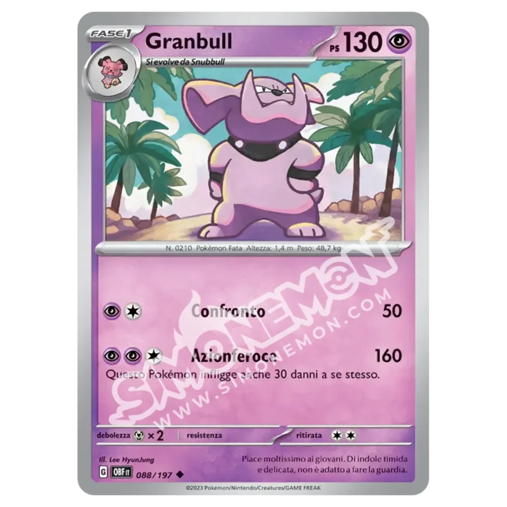 Granbull 088/197 Ossidiana Infuocata (IT)