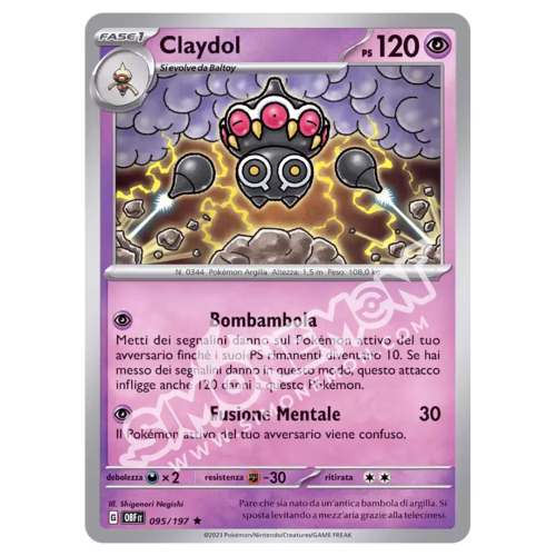 Claydol 095/197 Ossidiana Infuocata Foil (IT)