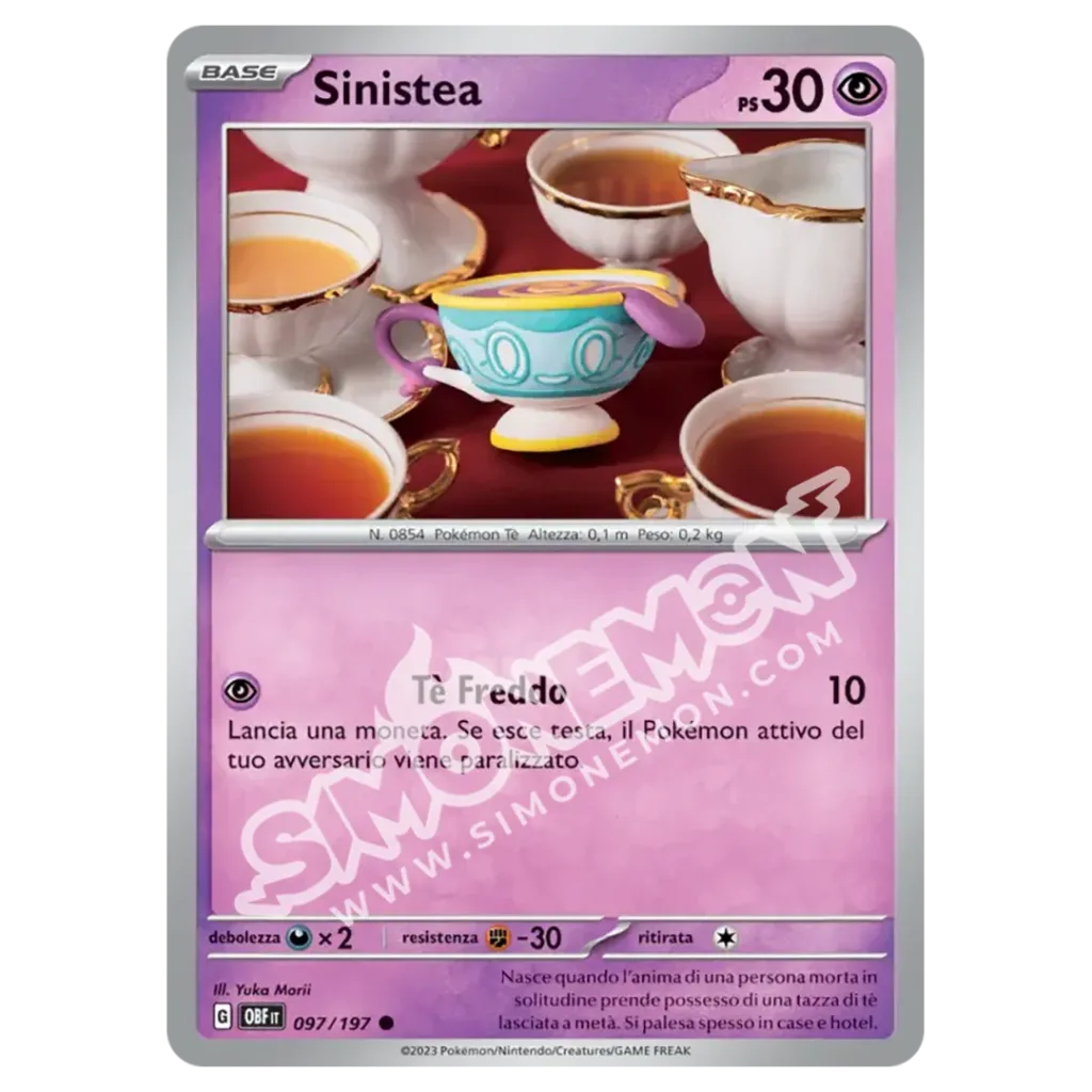 Sinistea 097/197 Ossidiana Infuocata Reverse (IT)