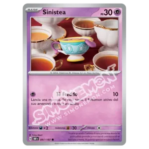 Sinistea 097/197 Ossidiana Infuocata Reverse (IT)