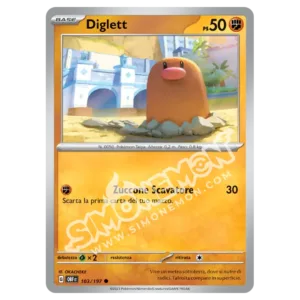 Diglett 103/197 Ossidiana Infuocata Reverse (IT)