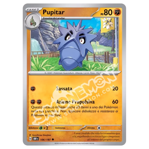 Pupitar 106/197 Ossidiana Infuocata (IT)