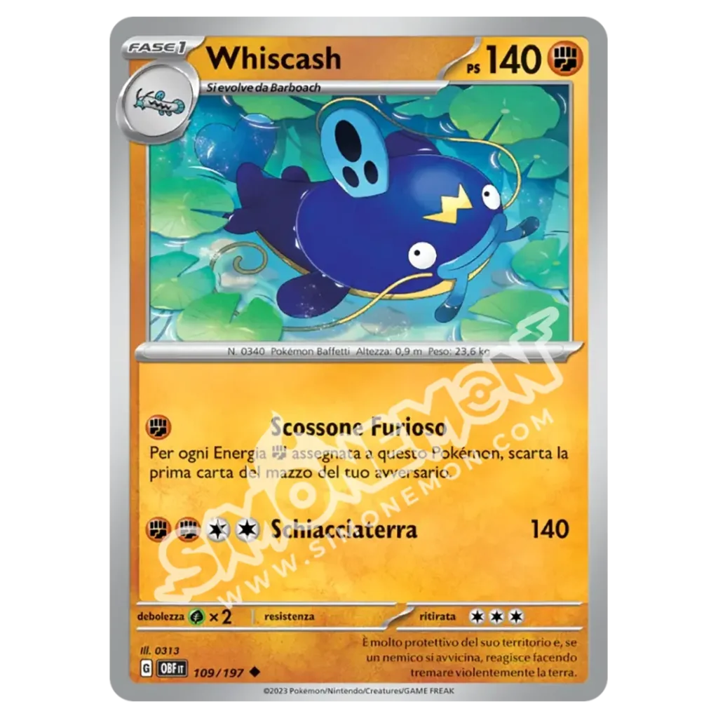 Whiscash 109/197 Ossidiana Infuocata  (IT)