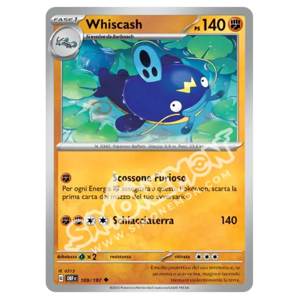 Whiscash 109/197 Ossidiana Infuocata  (IT)